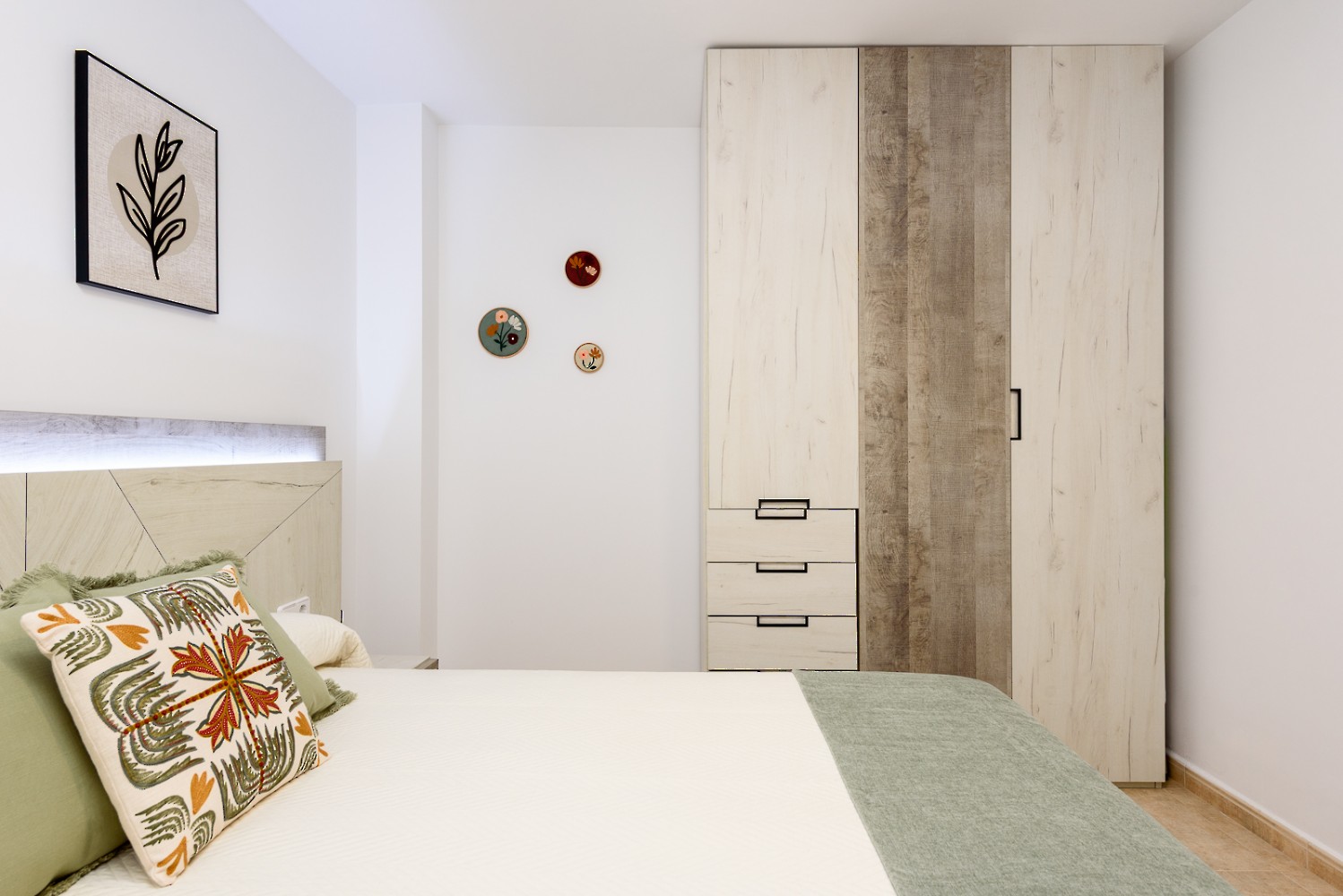 En el casco antiguo, recién renovado Dormitorio