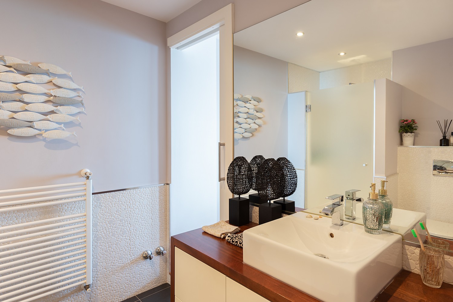 Pie de playa, gran vista, pleno centro Cuarto de baño