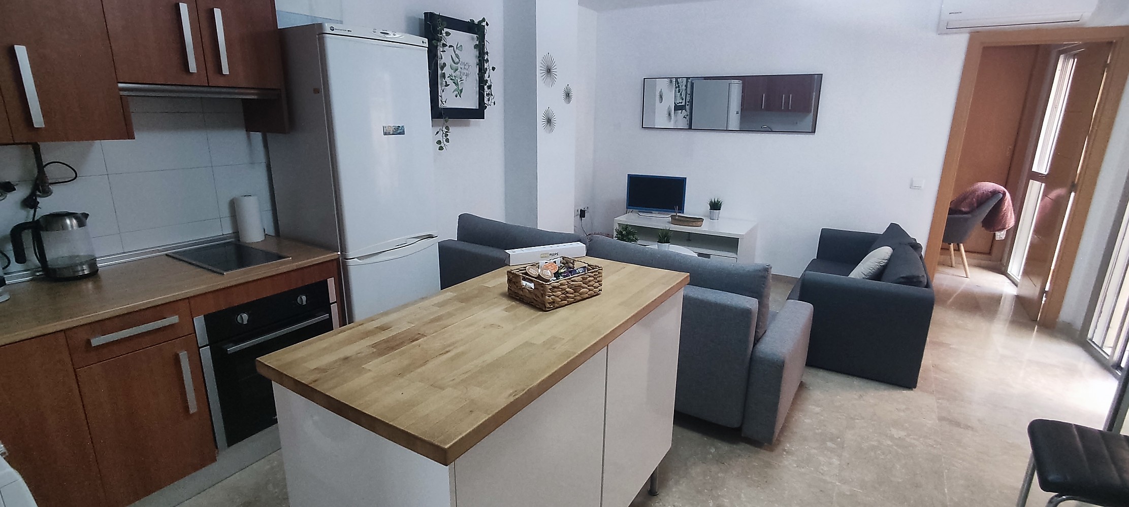 Apartamento Mendoza en Málaga Cocina o zona de cocina
