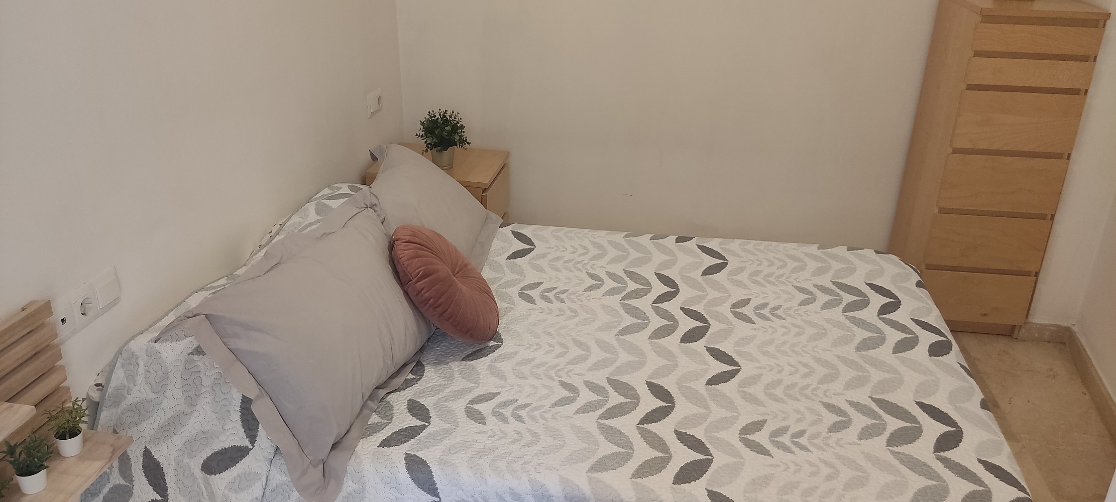 Dormitorio Apartamento Mendoza en Málaga