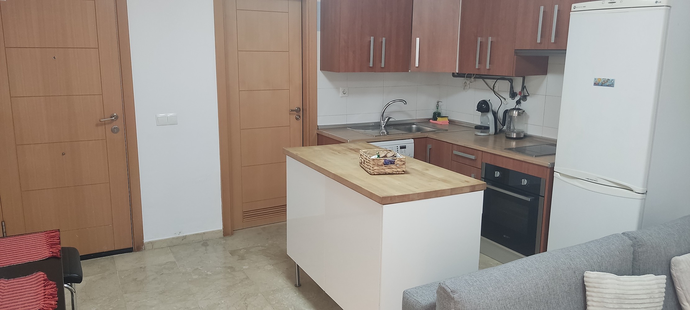 Cocina o zona de cocina Apartamento Mendoza en Málaga
