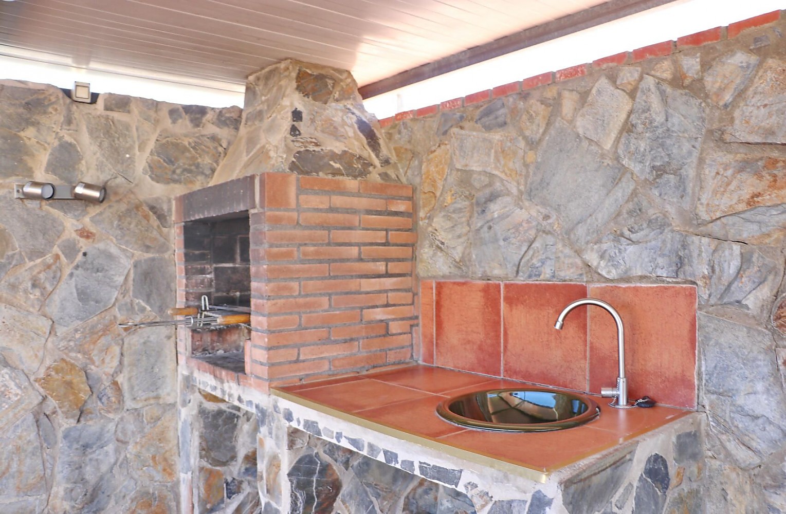 3 dormitorios con piscina y barbacoa Barbacoa