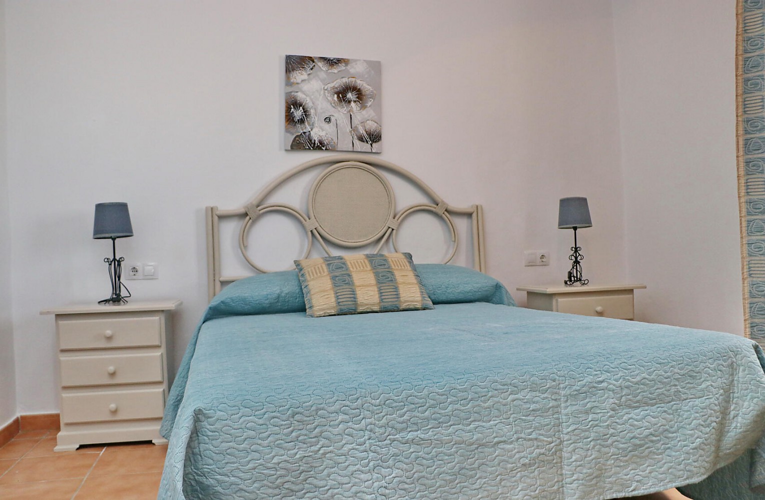 Dormitorio Chalet Arroyo en Conil