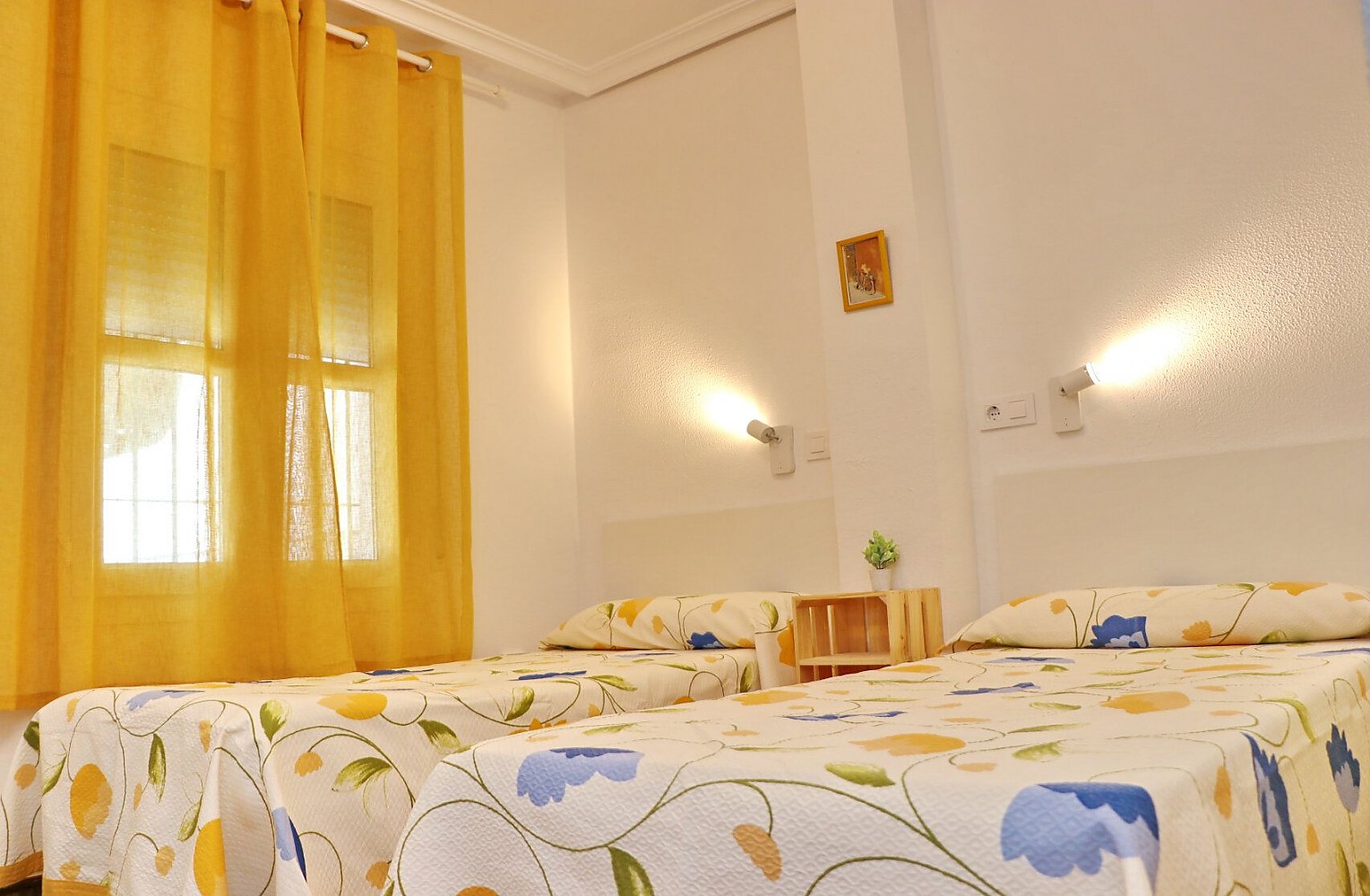 Dormitorio Apartamento en Conil a 4 metros de la playa.