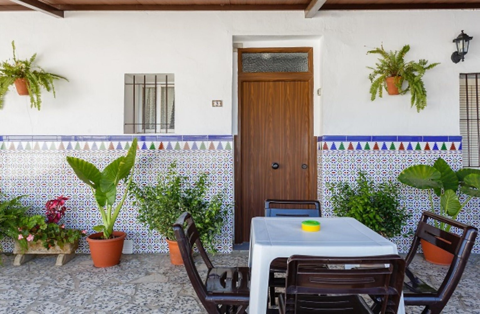Apartamento Casa Postas I, con piscina. Fachada/entrada