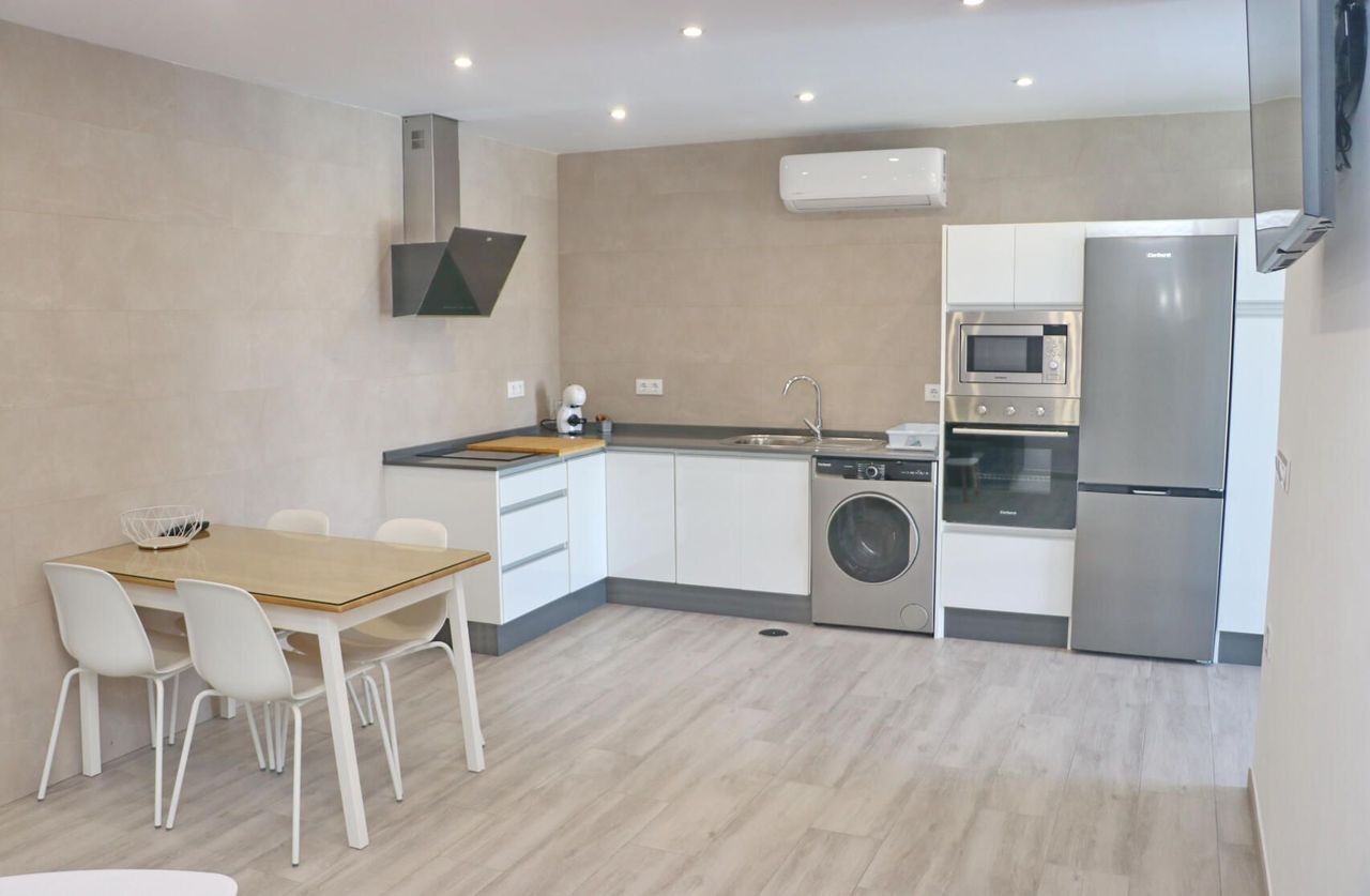 Apartamento Rural Marisma con piscina privada. Cocina