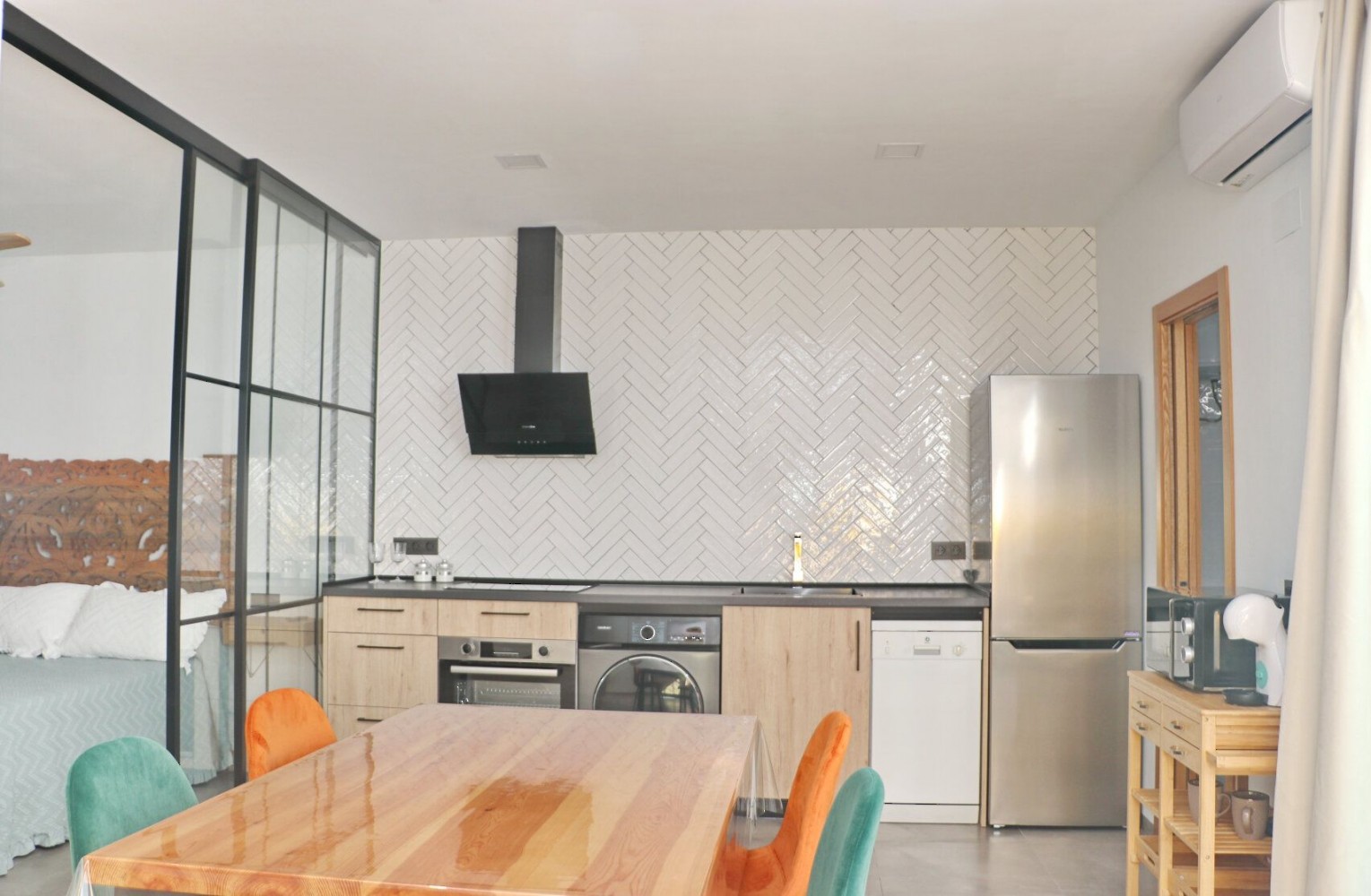 Apartamento Zambrano, en Conil. Cocina o zona de cocina