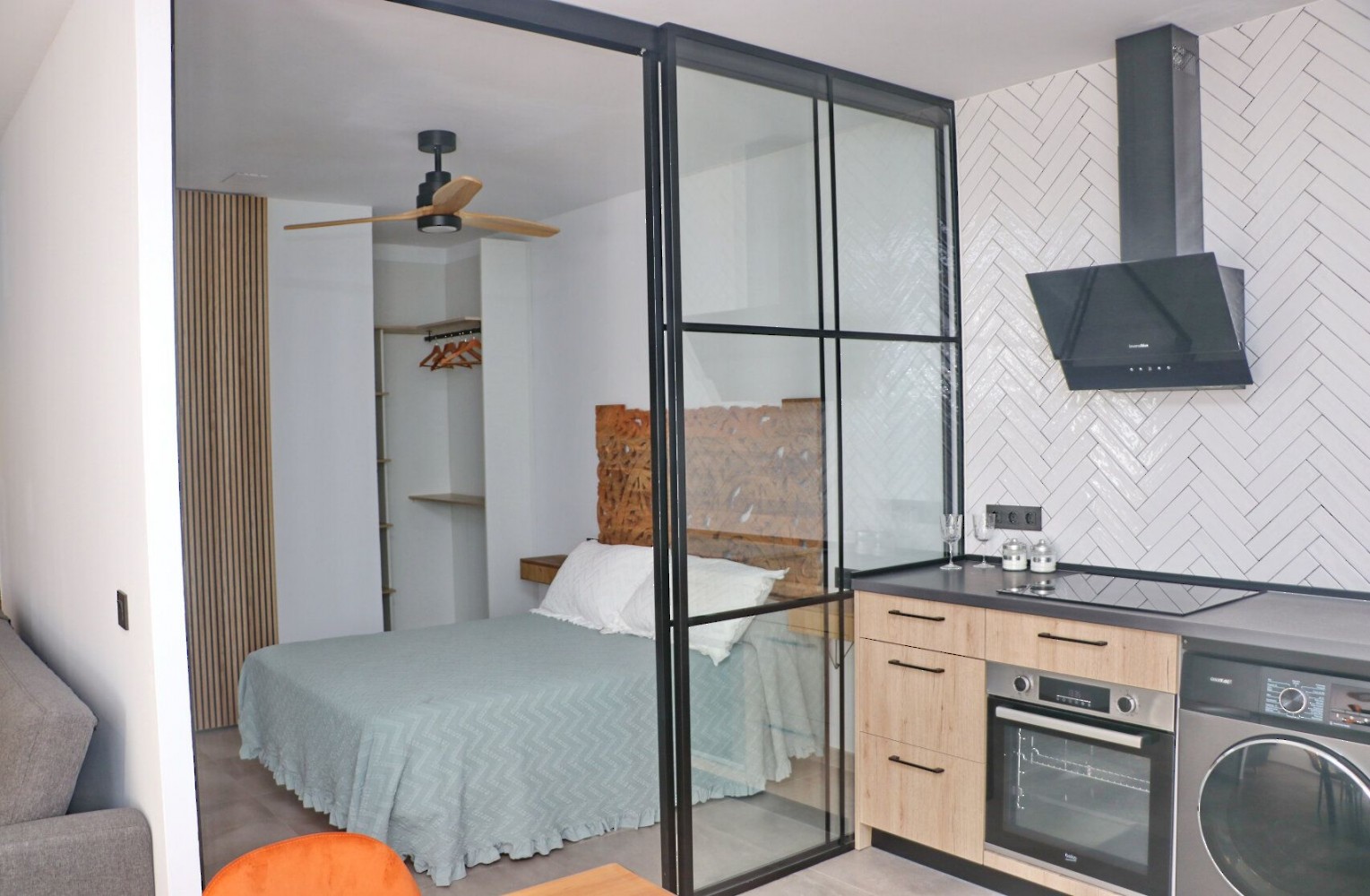 Apartamento Zambrano, en Conil. Dormitorio