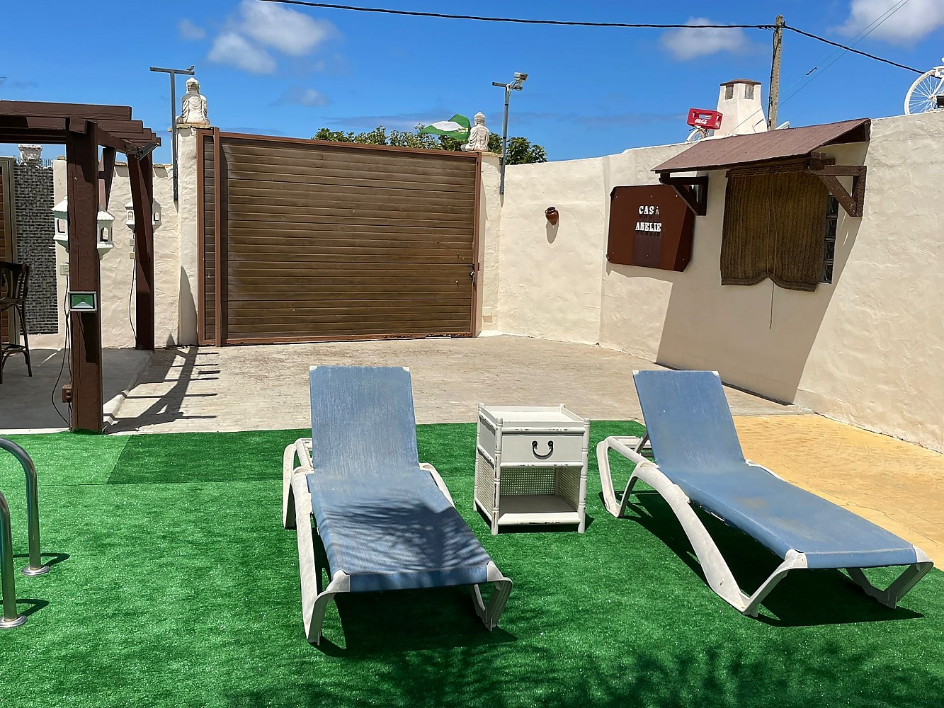 Tumbona Casa en Conil con jardin y piscina.