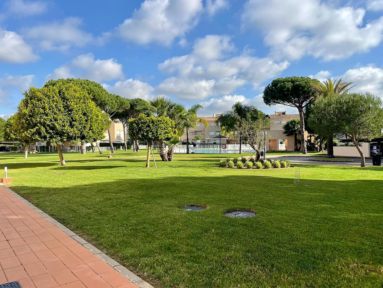 Jardín Apartamento acogedor al lado del campo de golf