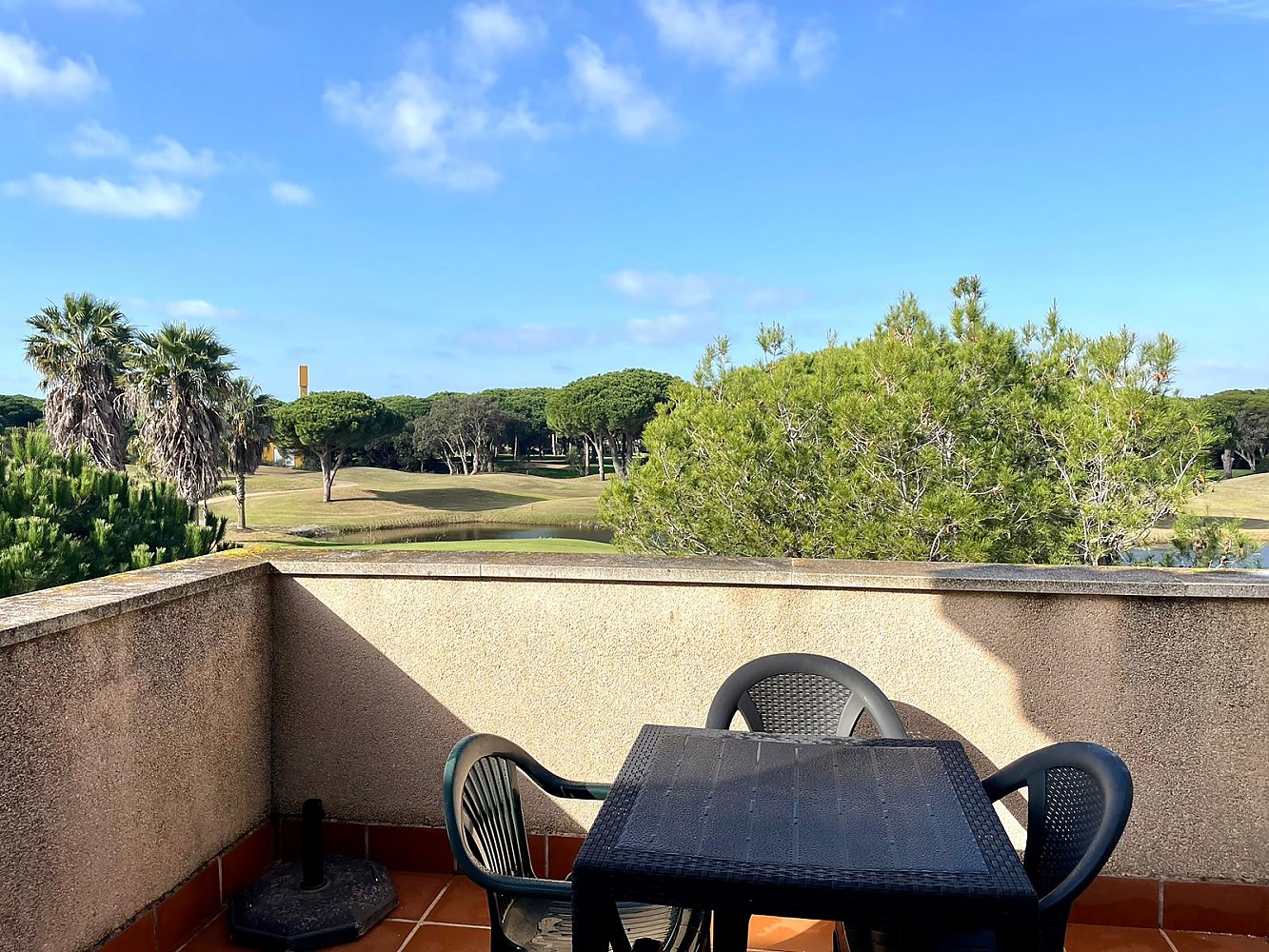 Balcón/Terraza Apartamento acogedor al lado del campo de golf