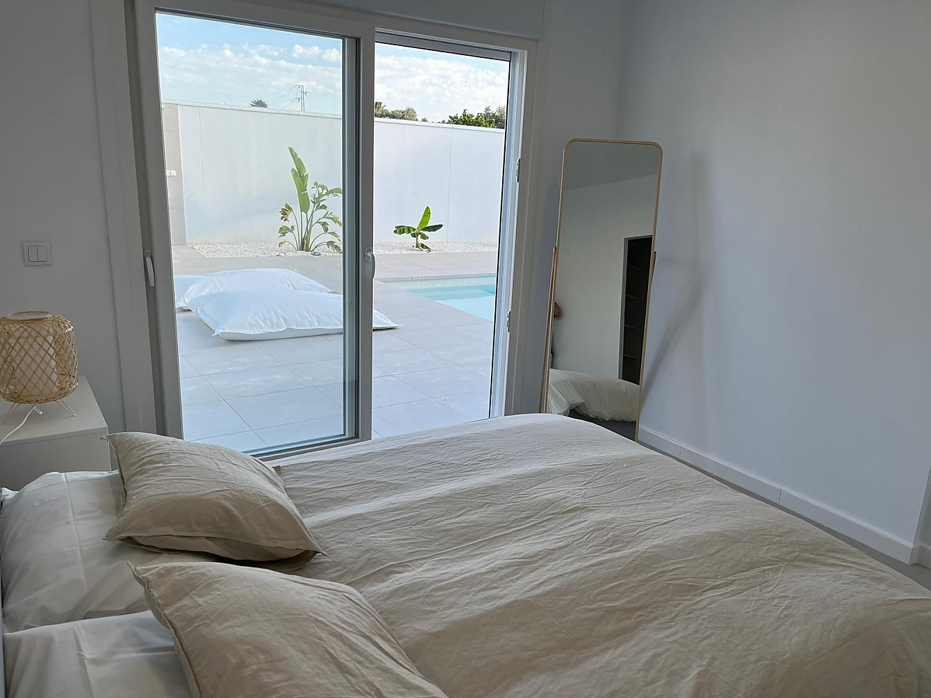 Chalet El Eden en Chiclana. Dormitorio