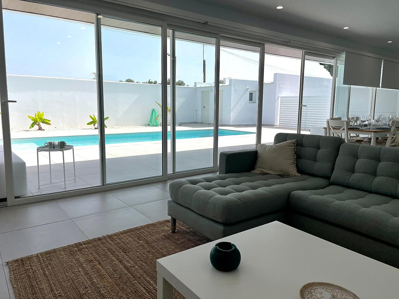 Chalet El Eden en Chiclana. Salón