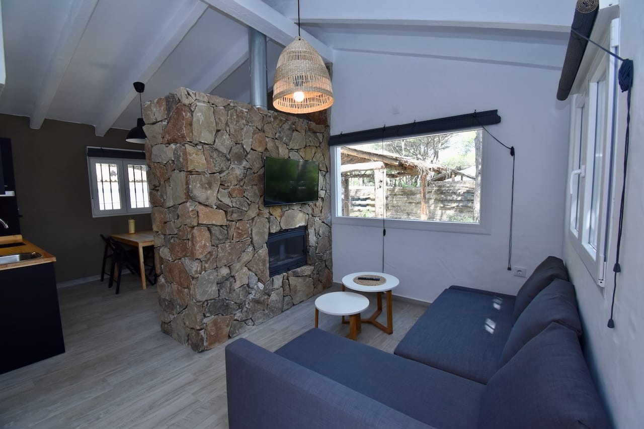 Casa en Chiclana para cinco personas con piscina privada. Salón