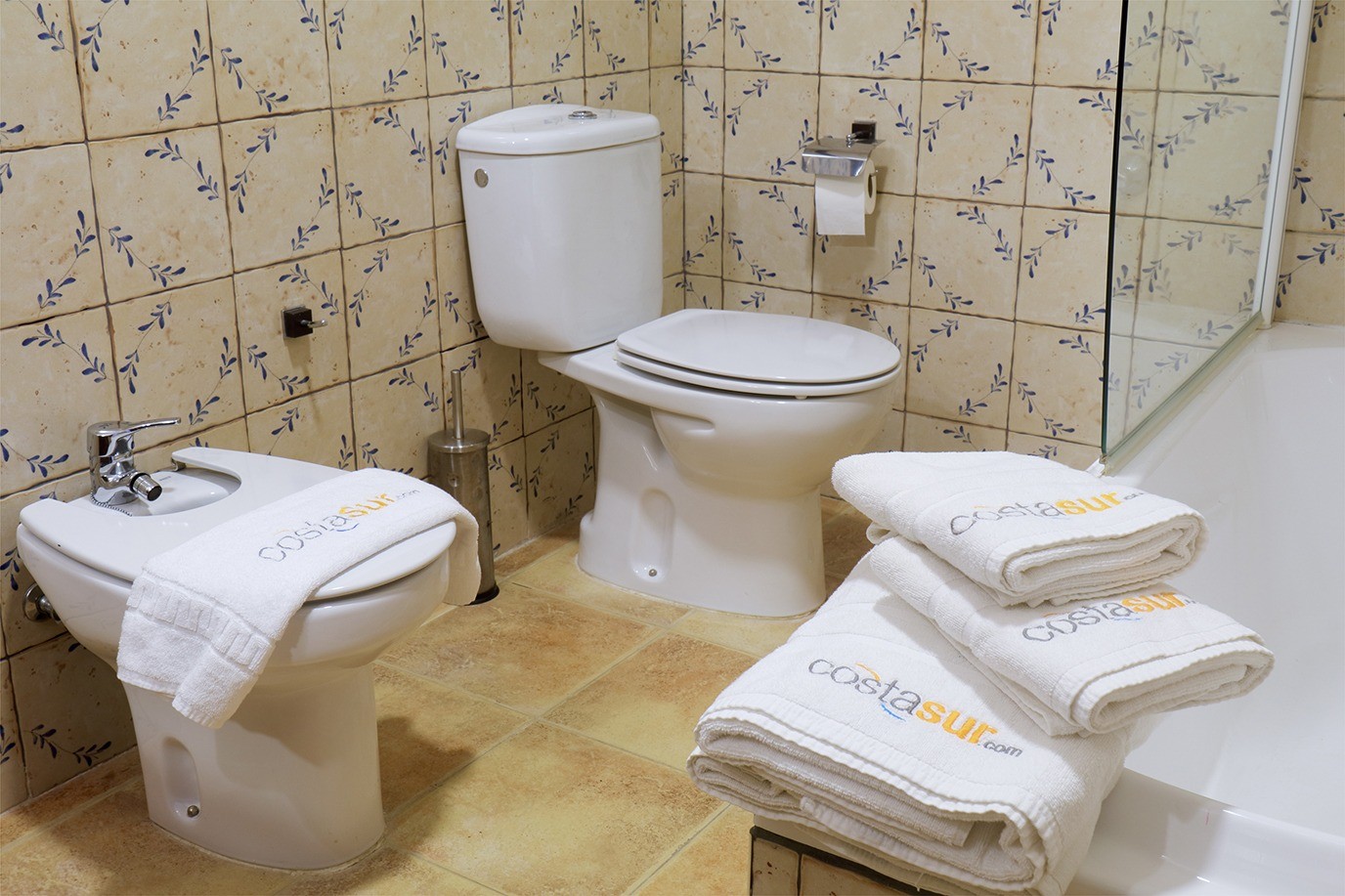 Cuarto de baño Apartamento en complejo Laguna Seca, con piscina compartida.