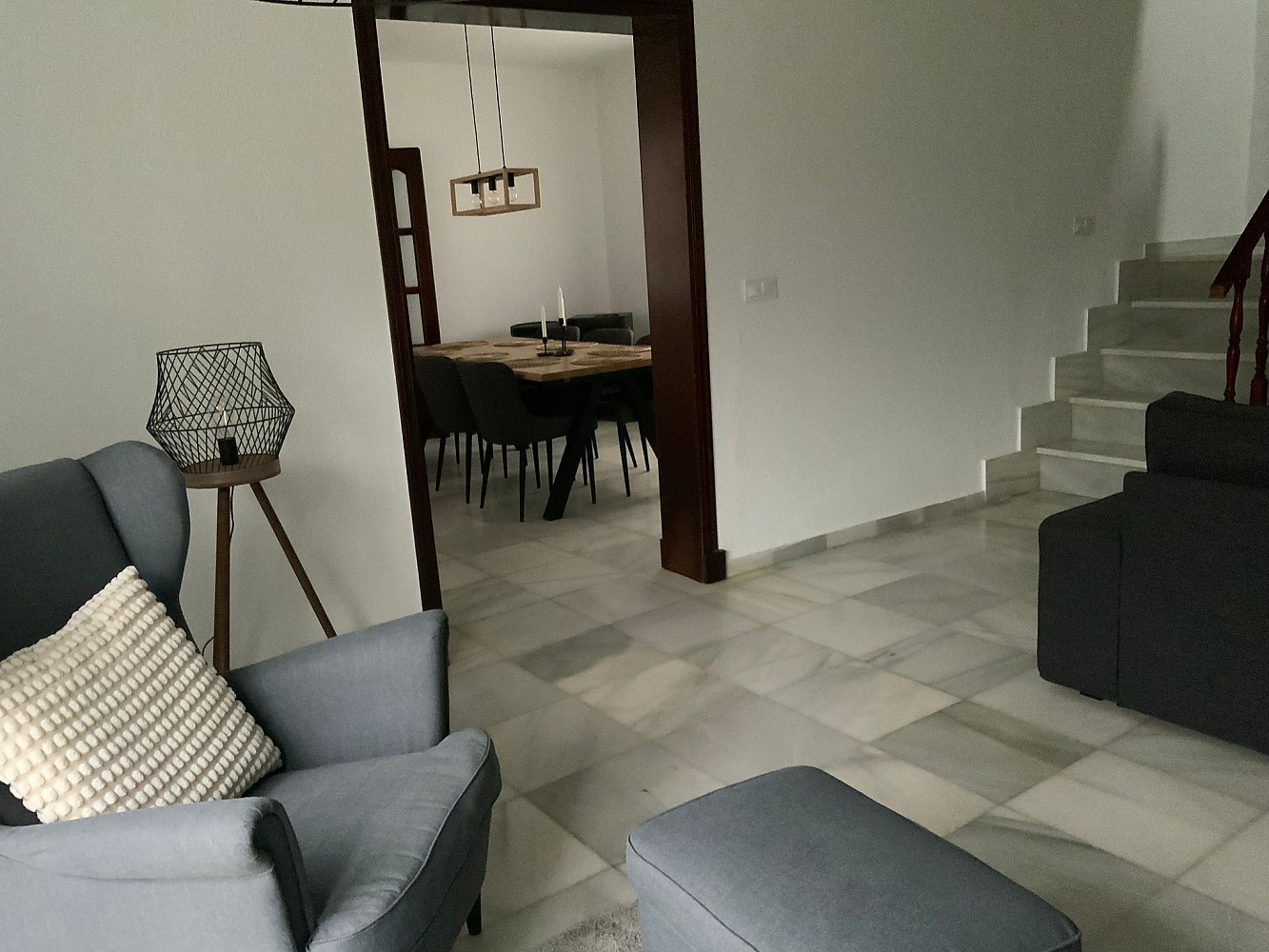 Chalet con piscina privada y jardin en Chiclana. Salón