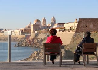 Em primeira linha da Praia