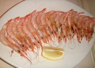 Ración Gambas Blancas