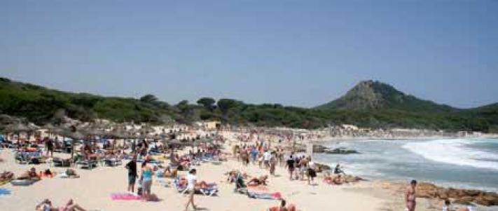 Beach Playa Cala Agulla Or Playa Cala Guya Cala Ratjada Mallorca