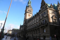 Elbphilharmonie Hall Plaza en Hamburg Stadswandeling