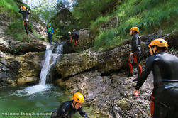 Canyoning no Susec Canyon do vale de Soca