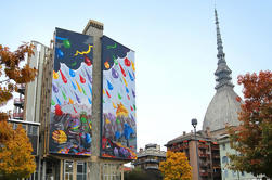 Excursão a pé da arte da rua de Turin