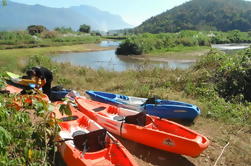 Viaje de kayak por el río durante todo el día en el norte de Tailandia Selva de Chiang Mai