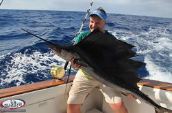 Excursión de pesca deportiva en aguas profundas de medio día de Punta Cana