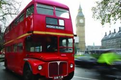 Excursão do ônibus do vintage de Londres com chá da tarde