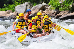 Private Combo Tour: Whitewater Rafting en Canopy