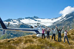Excursão em helicóptero de 1 hora para o Monte Aspirante e Glaciares de Wanaka