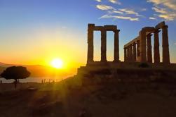 Puesta de sol en la excursión de medio día de Cape Sounion