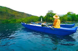 Excursión guiada de la canoa del Outrigger en la bahía de Kealakekua