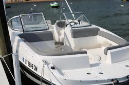 Traverse Bay Deck Boat Rental