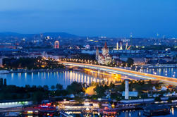 Crucero por la noche de Viena con cena