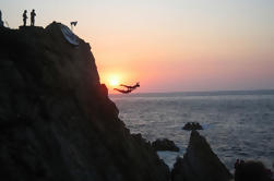 Acapulco Cliff Divers at Night