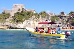 Sunset Beach Break and Tulum Ruins by Boat