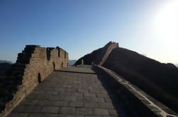 Excursão de caminhada da manhã da Grande Muralha de Jinshanling