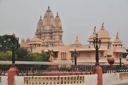 Excursão histórica da manhã de Deli que inclui o templo de Chattarpur e Qutub Minar com passeio de Tuk-Tuk