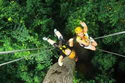 Rainforest Canopy Zipline Adventure from Bangkok