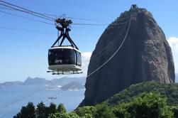 Moitié, jour, sucre, pain, corcovado, christ, statue, Rio