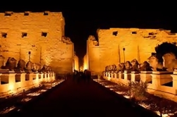 Templo de Karnak Som e Luz Show de Luxor