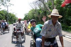 Tour a pie en Bangkok, incluyendo paseo en Rickshaw y paseo en lancha larga