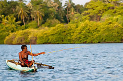 Día de pesca en el río Balapitiya