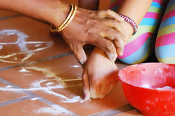 Traditionelle Kolam Klasse in Pondicherry