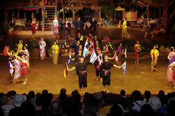 Visite de la roseraie à la demi-journée et spectacle culturel de Bangkok