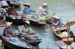 Tour de medio día del mercado flotante Damnoen Saduak de Bangkok