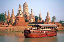 Full Day-Tour a Ayutthaya da Bangkok tra cui Lunch Cruise ritorno di viaggio